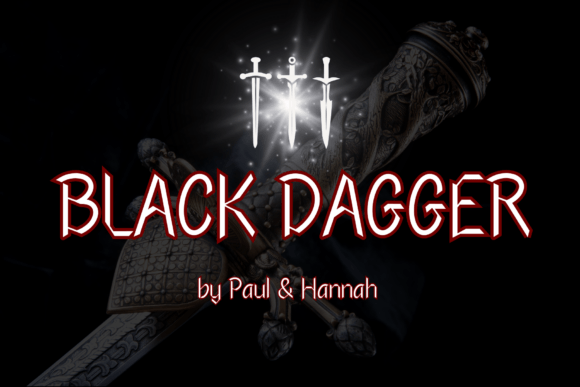 Black Dagger Font: Gothic Style for Crafters