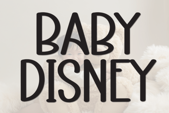 Bring Baby Disney Display Fonts to Your Handmade Shop