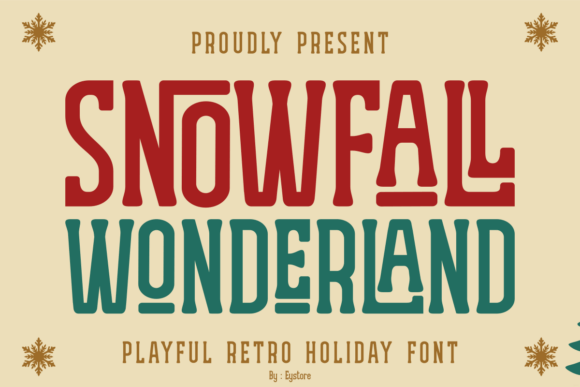 Bringing Snowfall Wonderland Font to Your Holiday Brand