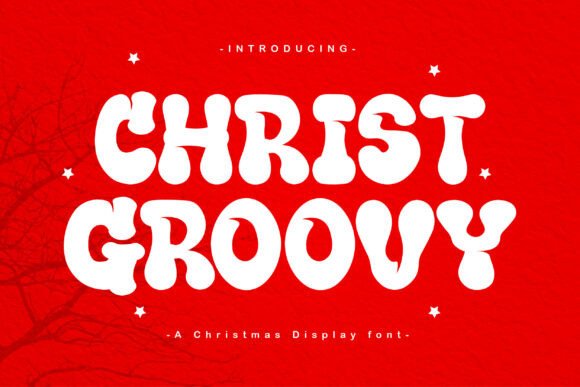 Christ Groovy: A Retro Display Font for Festive Web Headers