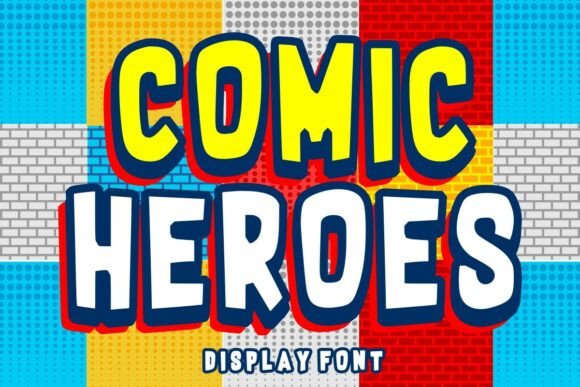 Comic Heroes: A Friendly Display Font for Editorial Design