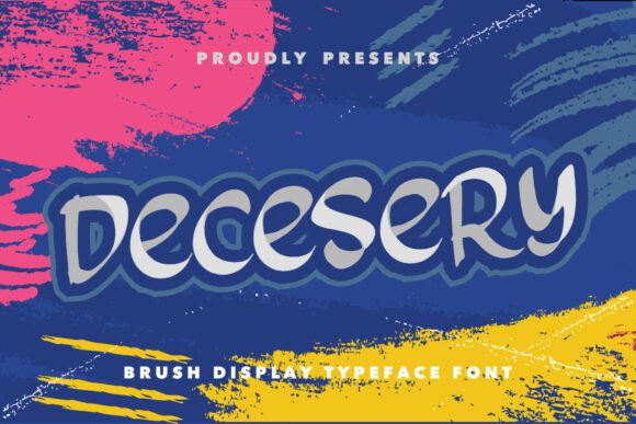 Decesery: A Bold Brush Typeface for Modern Web Design
