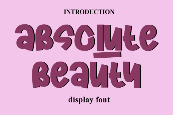 Elevate Your Brand with the Absolute Beauty Typeface