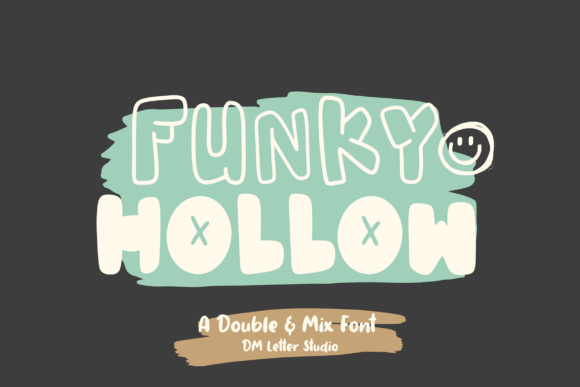 Funky Hollow: A Bold Display Font for Retro Branding