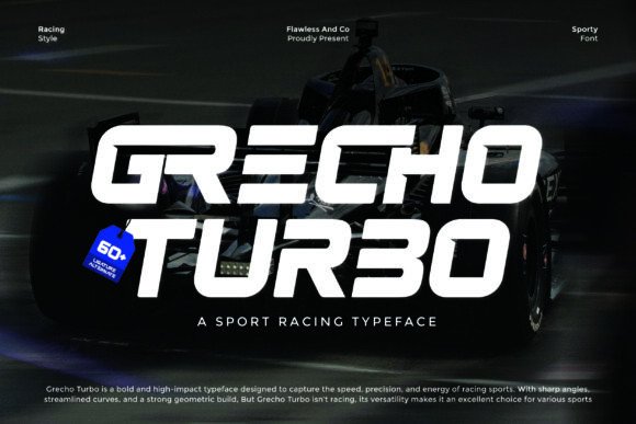 Grecho Turbo: The Sport Display Font for High-Impact Campaigns