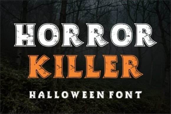 Horror Killer: A Bold Display Typeface for Editorial Design