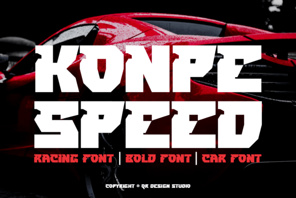 Konpe Speed: A Bold Display Font for Modern Web Design