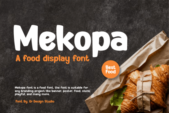 Mekopa Font Review: A Playful Display Typeface for Branding