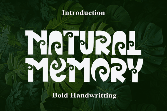 Natural Memory: The Perfect Display Font for Handmade Brands