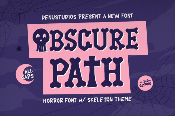 Obscure Path Typeface Review for Horror Campaigns