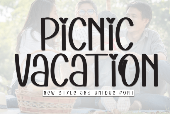 Picnic Vacation: The Perfect Display Font for Makers