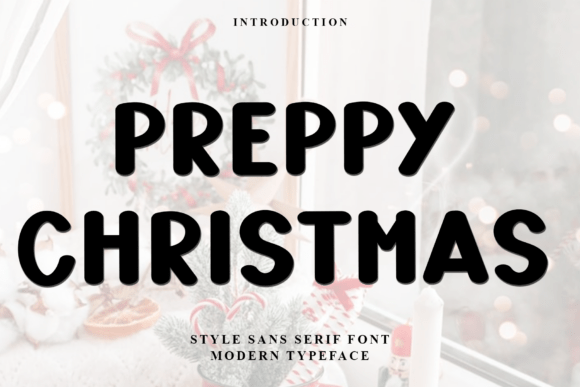 Preppy Christmas Typeface Review for Festive Branding