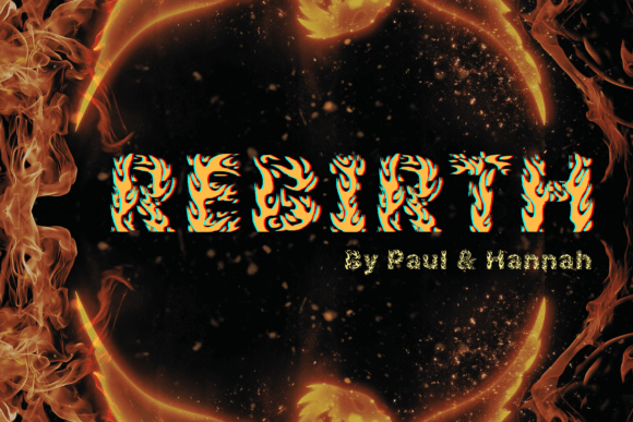 Rebirth: A Fiery Display Font for Bold Editorial Design