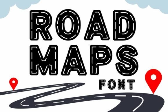 Road Maps: A Bold Display Font for Editorial Impact