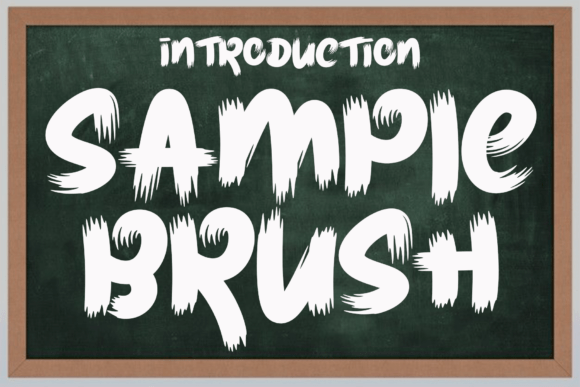 Sample Brush: A Dynamic Display Font for Editorial Impact