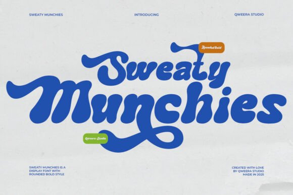 Sweaty Munchies: A Bold Typeface for Memorable Branding