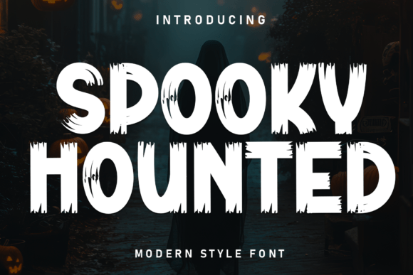 Transform Your Brand with the Spooky Hounted Typeface