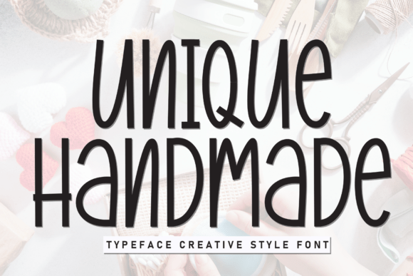 Unique Handmade: A Friendly Display Font for Modern Web Design