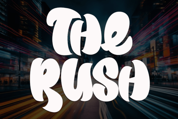 Using The Rush Display Font for Friendly Brand Identity