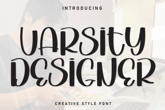 Varsity Designer: A Friendly Display Font for Small Business Branding
